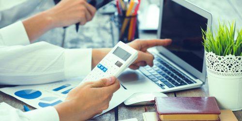 Close-up of hands of business meeting