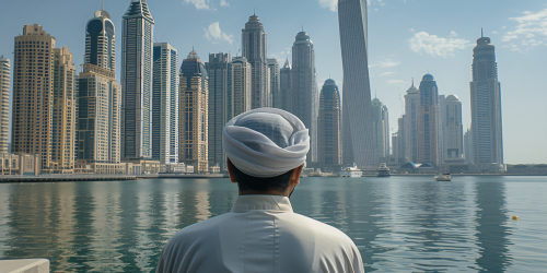 portrait-man-visiting-luxurious-city-dubai